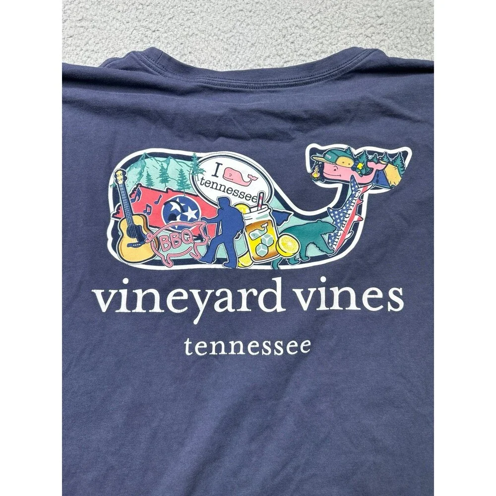 Vineyard Vines Tennessee t shirt 100% cotton 2xl - Picture 9 of 11